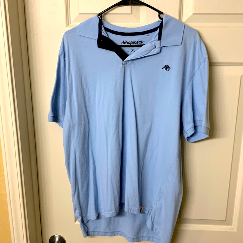 Light blue Aeropostale polo size XL. Athletic fit.